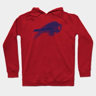 Buffalo Fans Lineart Hoodie